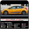 komplettes kit aufkleber seitlich FORD FOCUS ST 5DR seitlichen bändern für ford focus