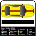 COMPLETE SET TWIN STRIPE STICKERS for bmw M1 M2 M3 X4 X5 X6 320 330 M viper mercedes audi S LINE alfa romeo mini cooper