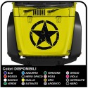 adhesive bonnet STAR for jeep wrangler sticker for jeep renegade and wrangler are to be affixed on the bonnet, Trailhawk 4x4