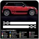 MINI COOPER kit strisce adesive scacchi COUNTRYMAN John Cooper ONE fasce laterali racing TUTTI MODELLI mini Strisce Rally