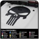 sticker bonnet for the jeep renegade and wrangler the punisher sticker skull worn effect Skull Trailhawk 4x4