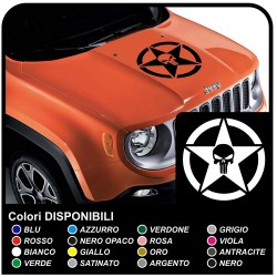 stickers for hood for wrangler jeep us army star with skull decals renegade jeep star military us army Willys