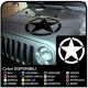 sticker for bonnet jeep, WRANGLER and Renegade star to be affixed on the hood sticker decals US ARMY STAR