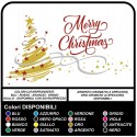 Autocollants de noël - Arbre de Noël Joyeux Noël - Décalques, de noël des vitrines pour les fêtes de Noël