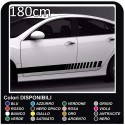 adhesive side: 180 cm bmw amg decals mercedes Adhesive strips audi, mini cooper, Viper, fiat 500, smart tuning rally