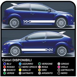 FORD FOCUS ST 5DR komplettes kit aufkleber seitlichen Aufkleber focus-Streifen-FOCUS abziehbilder auto seitlichen bändern für