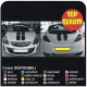 OPEL CORSA TWIN strisce auto grafiche Adesivi Decalcomanie SXI 1.2 1.4 1.6 1.8 2.0 adesivi opel corsa cofano e tetto paraurti