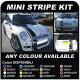 MINI COOPER kit de bandes adhésives COOPER UNE JCW D 1.6 Turbo John Cooper UN TOUS les MODÈLES mini cooper rayures sur le capot 