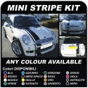 MINI COOPER kit de bandes adhésives COOPER UNE JCW D 1.6 Turbo John Cooper UN TOUS les MODÈLES mini cooper rayures sur le capot