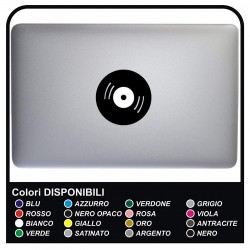 Adhesive DISC - DJ - FOR ALL MODELS OF Mac Book Apple 13-15-17 - ADHESIVE FOR ANY COMPUTER