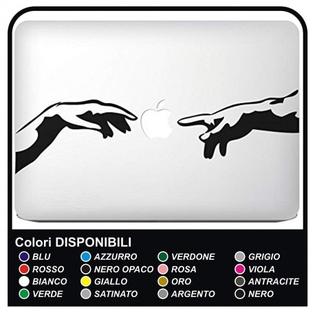 Adesivo"Michelangelo" per tutti i modelli Mac Book Apple MacBook 13" - 15" adesivi ottimi anche per altri notebook 