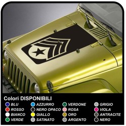 Adhésif capot pour jeep renegade star consommé le sergent sergent autocollant pour jeep wrangler 4x4 Trailhawk