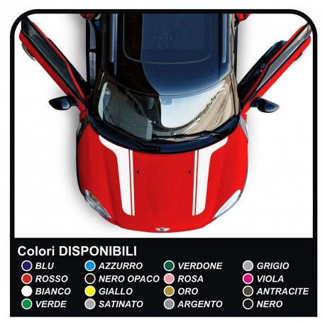 adesivi Cofano mini cooper MINI COOPER kit strisce adesive bande cofano COUNTRYMAN John Cooper ONE TUTTI MODELLI