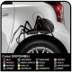 Aufkleber spinne spider sticker für alfa romeo bmw serie 3 4 5 X audi TT sline volksvagen golf vw golf polo Seat tuning