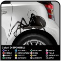 Autocollants spider spider autocollants pour alfa romeo bmw série 3 4 5 X audi TT sline golf volksvagen vw golf polo tuning