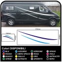 aufkleber für WOHNMOBILE grafik-vinyl-aufkleber-abziehbilder-streifen-Set CAMPER VAN WOHNWAGEN Wohnmobil - grafik 13