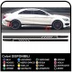 Stickers side for mercedes sl slk c63 and CLA - 507 AMG side bands stripes Decoration complete Set