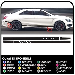 Autocollants latéraux pour mercedes sl slk c63 et CLA - 507 AMG côté de bandes de bandes de Décoration Ensemble complet