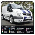 Aufkleber FORD Transit Connect Van ST streifen Van aufkleber für transporter van kastenwagen, ford transit, iveco daily