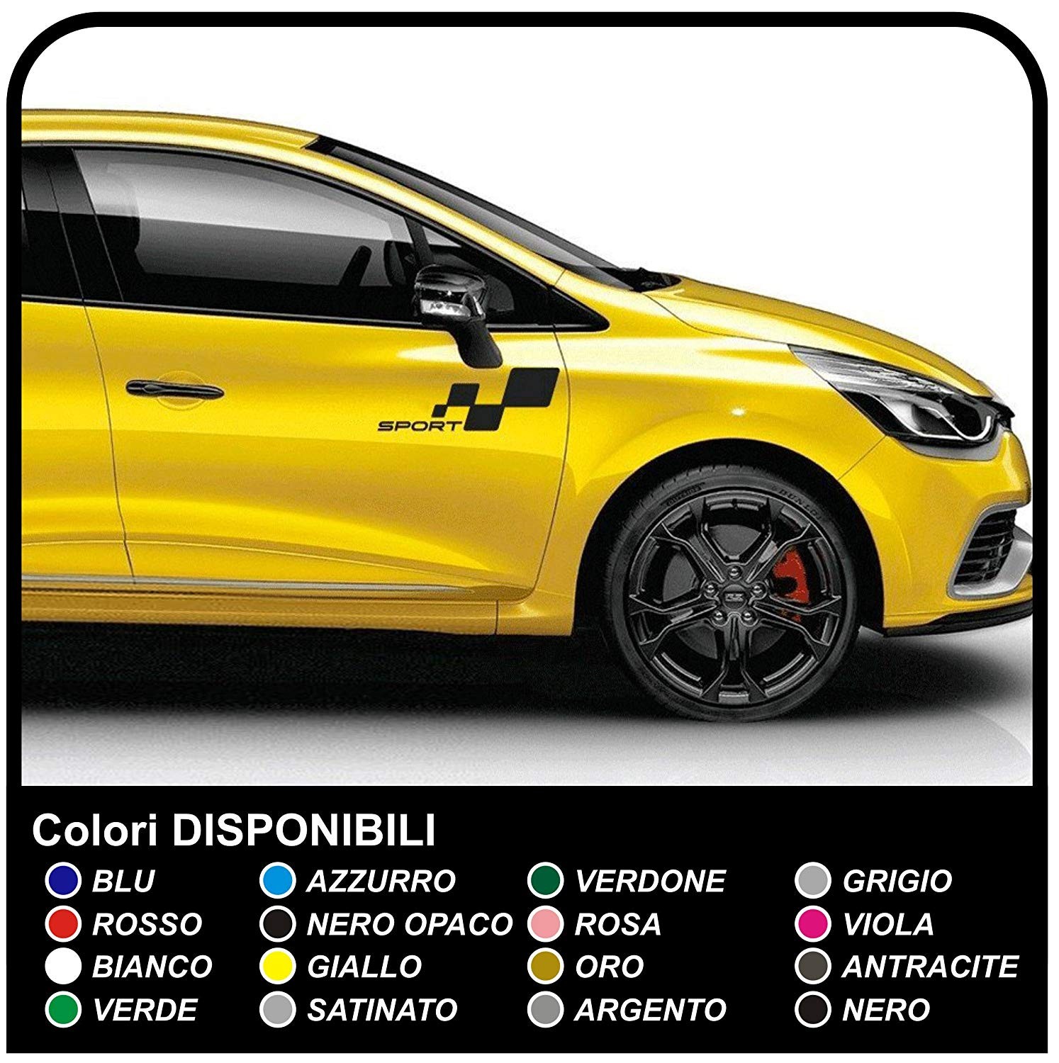 RS-SPORT decals for Renault CLIO 4 RS