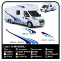 stickers for MOTORHOME graphics vinyl stickers decals stripes Set CAMPER VAN CARAVAN Motorhome - graphics 16