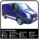 ADESIVI COFANO & Lato PER FORD Transit Mk6 Connect Van ST M-SPORT 2.0 furgone ducato VAN daily vivaro iveco