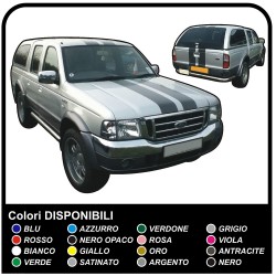 Adesivi PICK UP 4X4 FORD RANGER ST Strisce TRUCK VAN grafiche 4x4 suv