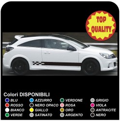 autocollants opel CÔTÉ Astra GTC 5P 3P 1.6 1.8 2.0 MK5 SXI 1.2 1.4 2.0 SRI VXR 3 et 5, les bandes latérales bandes latérales