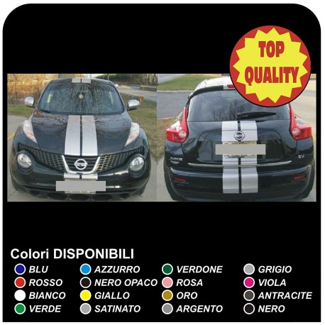 Adesivi cofano tetto e baule per Nissan juke decorazione stickers decals nissan juke 1.5 1.6 3.8 SUV ST D spoiler tuning