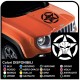 stickers for hood for wrangler jeep us army star with skull decals renegade jeep star military us army Willys