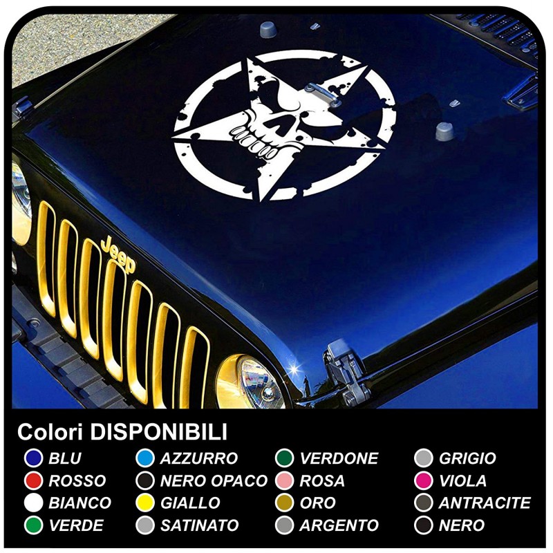 Stickers Star Military US Army for Jeep Renegade Set 2 Stickers Graphic Dx  SX