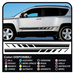 Aufkleber-satz für Jeep Compass aufkleber für jeep compass seitlichen streifen-band-selbstklebende compass SPORT