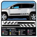 Stickers side for Jeep Compass adhesive compass jeep side strips adhesive tapes compass SPORT