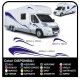 adesivi per CAMPER grafica in vinile adesivi decalcomanie strisce Set CAMPER VAN ROULOTTE Motorhome - grafica 23