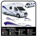 adesivi per CAMPER grafica in vinile adesivi decalcomanie strisce Set CAMPER VAN ROULOTTE Motorhome - grafica 23