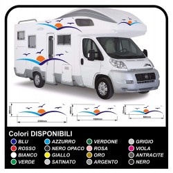 autocollants pour MOTORHOME graphiques de vinyle autocollants décalques rayures camping-car, CARAVANE, Motorhome - graphique 26