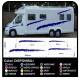 adhesives for RV graphics in vinyl effect scratches decals stripes Set CAMPER VAN CARAVAN Motorhome - graphics 32