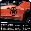 KIT de 2 PEGATINAS de estrellas militar consumido por la puerta del Jeep renegade CJ CJ3 CJ5 CJ7 CJ8, EJÉRCITO de los estados