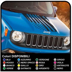 Adhésif Autocollant pour Bonnet Jeep Renegade de Qualité supérieure Renagade autocollant jeep renegade Trailhawk 4x4