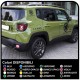 KIT COMPLET avec des décalques star militaire renegade écrite de l'ARMÉE américaine pour Jeep Wrangler JK 3 autocollants