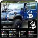 Aufkleber HAND used für tuch destroyed-look Jeep Renegade, Wrangler, Compass und Willys geländewagen und suv