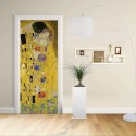 Adesivo Design porta - Klimt Il Bacio - Gustav Klimt The Kiss (Lovers) Decorazione adesiva per porte