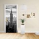 Adhesive door Design - New York 1 - Manhattan the Empire State Building - Decoration, adhesive for doors home furniture -