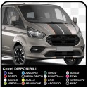 Adhesives TRANSIT M-SPORT two-tone Side and bonnet, Van graphics, van stickers decals stripes ford transit custom turneo