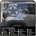 stickers ÉTOILES GRAND Effet Usé à l'arrière de la jeep renegade autocollants nouvelle Jeep Renegade de l'ARMÉE américaine