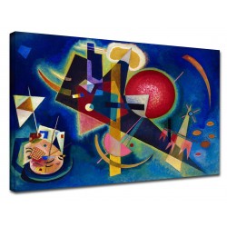 El marco de Kandinsky - En Azul - WASSILY KANDINSKY En Azul Pintar imprimir en lienzo, con o sin marco