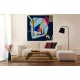 The framework Kandinsky - the Three Sounds - WASSILY KANDINSKY Three Sounds Picture print on canvas with or without frame