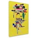 Le cadre Kandinsky Peinture Jaune - WASSILY KANDINSKY peinture Jaune impression d'Image sur la toile, avec ou sans cadre