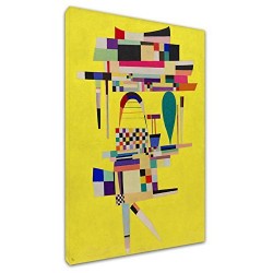 Le cadre Kandinsky Peinture Jaune - WASSILY KANDINSKY Jaune peinture - peinture impression sur toile avec ou sans cadre