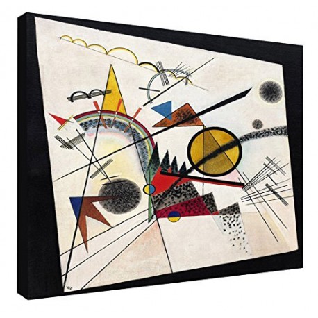 Bild, Kandinsky - Im Schwarzen Quadrat - WASSILY KANDINSKY In the Black Square Bild drucken auf leinwand, leinwand mit oder